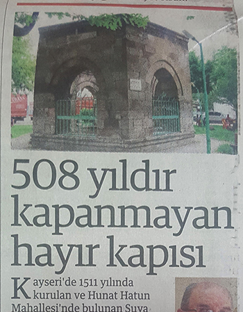 Yenişafak Gazetesi haberi